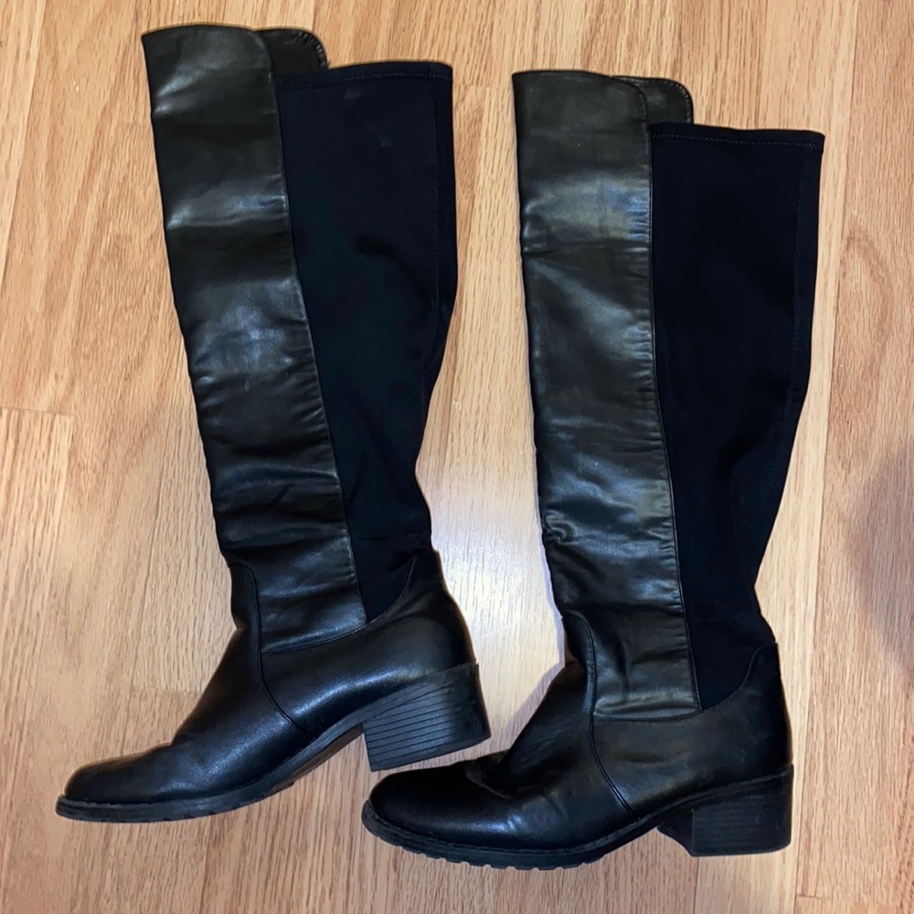 Black high boots